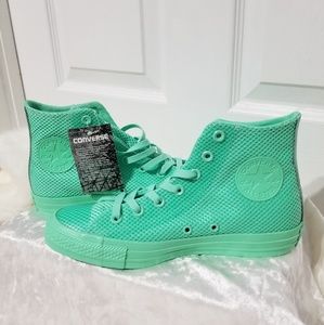 lime green high top converse